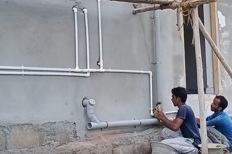 new villas plumping work-coimbatore